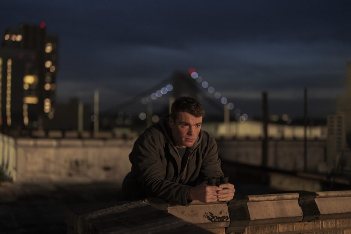 The Night Agent. Gabriel Basso as Peter Sutherland in episode 206 of The Night Agent. Cr. Christopher Saunders/Netflix &copy; 2024