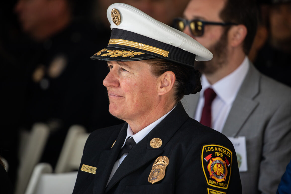 Los Angeles City Fire Department Chief Kristin Crowley