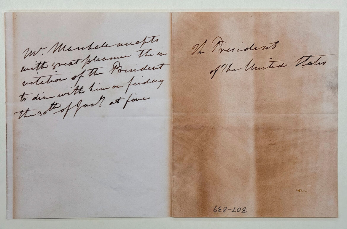 John Marshall and John Adams