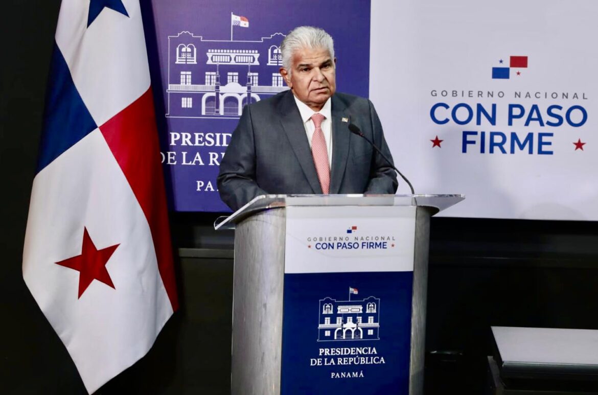 José Raúl Mulino, presidente de la República. Foto: Cortesía Presidencia de la República.