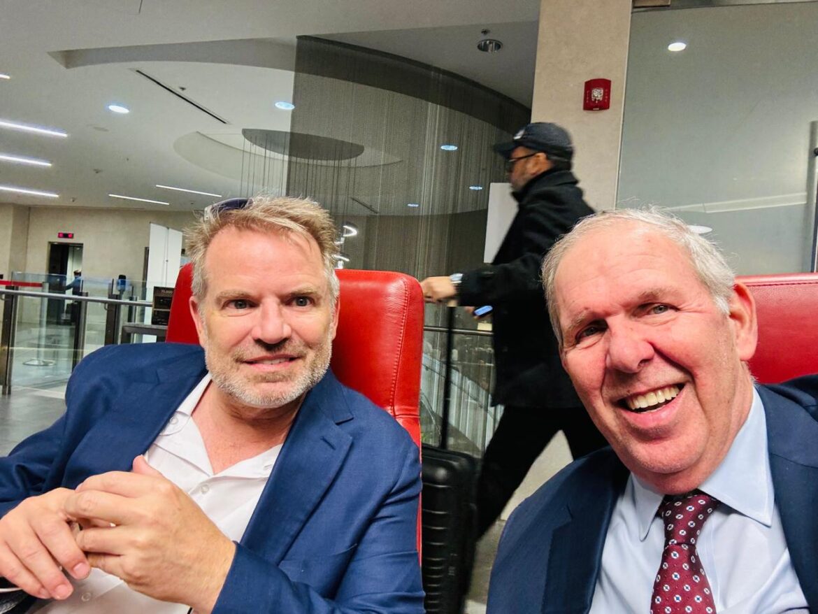 Louis Sola (Izq.) y José Miguel Alemán.