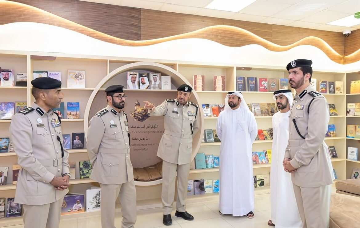 Sharjah police chief opens modern prison libraries