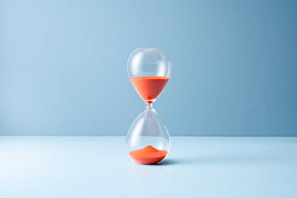Orange Sand Hourglass