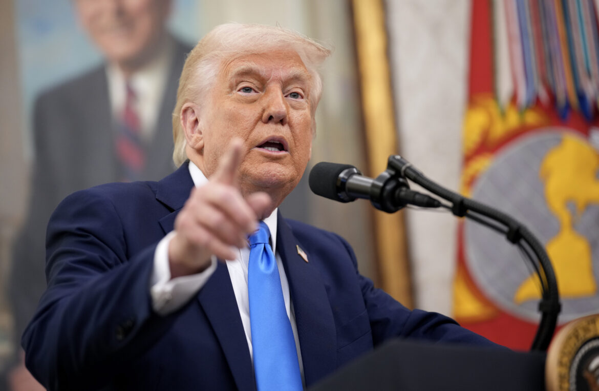 President Trump Holds Swearing-In Ceremony At The White House For U.S Attorney For New Jersey