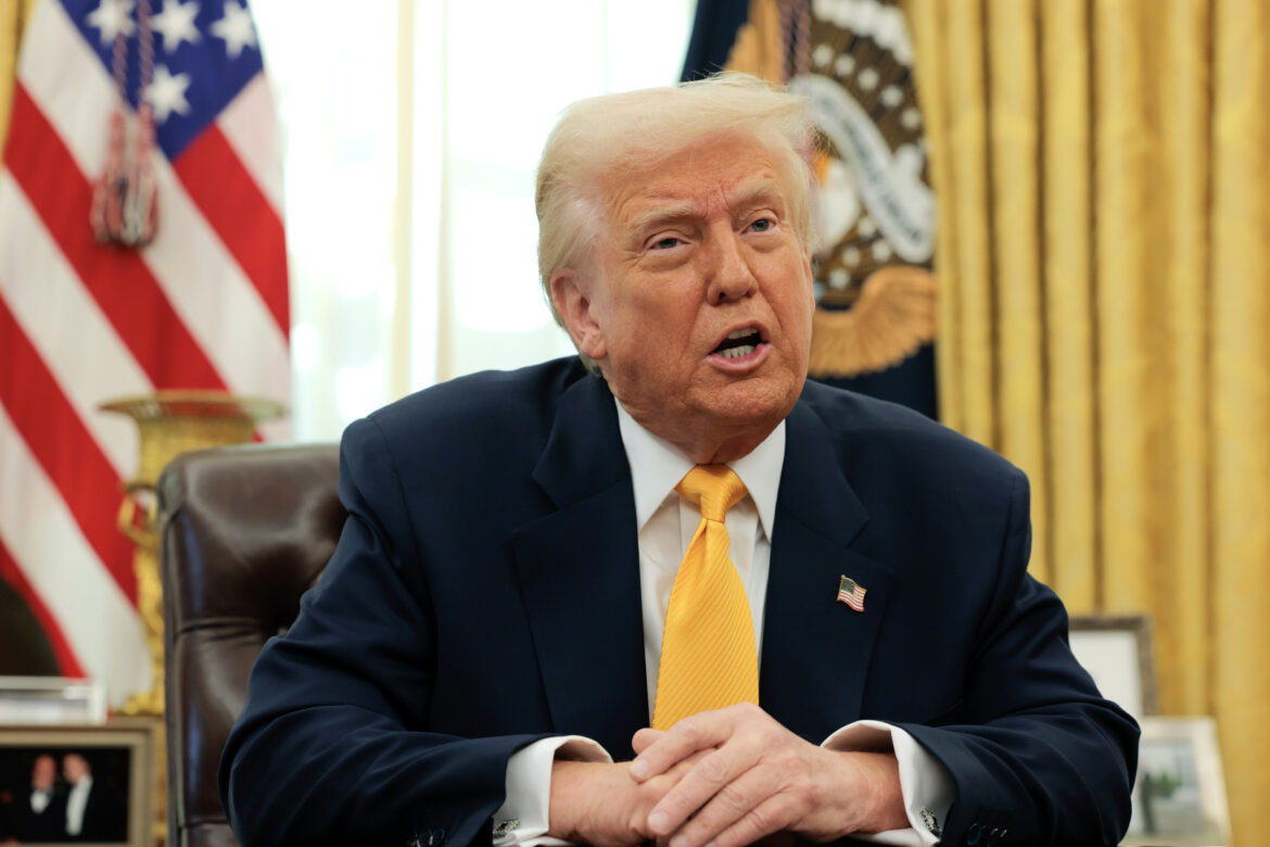 President Trump Delivers Remarks From The Oval Office