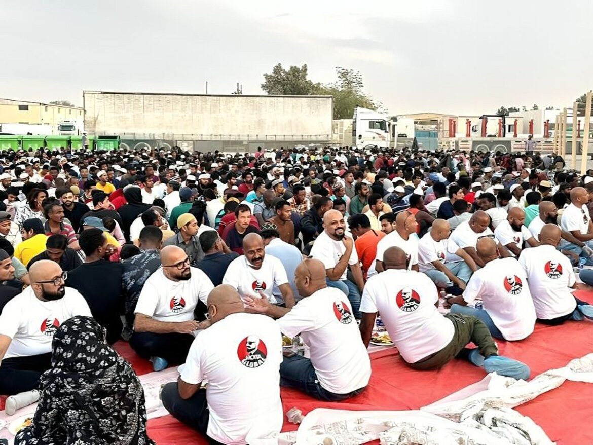 Watch: Bald Keralites host iftar for 1,000 workers in Sharjah