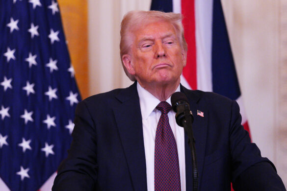 UK Prime Minister Meets With President Trump In Washington
