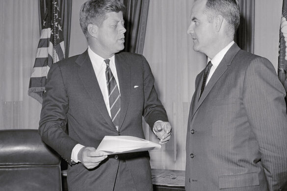 President Kennedy and George McGovern