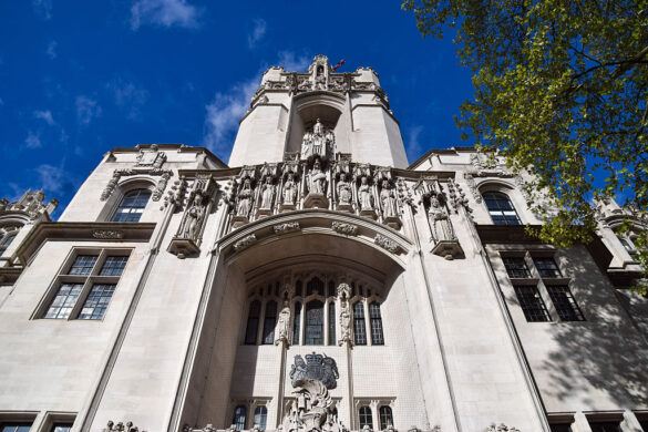 View of the U.K. Supreme Court as it rules that the legal definition of a woman is based on biological sex.