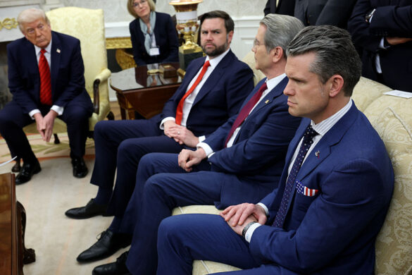 President Trump Meets With Visiting Italian Prime Minister Giorgia Meloni At The White House
