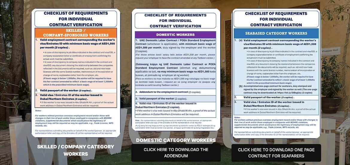 New OFW or changed jobs? Here are 3 ways to get your contract verified in the UAE