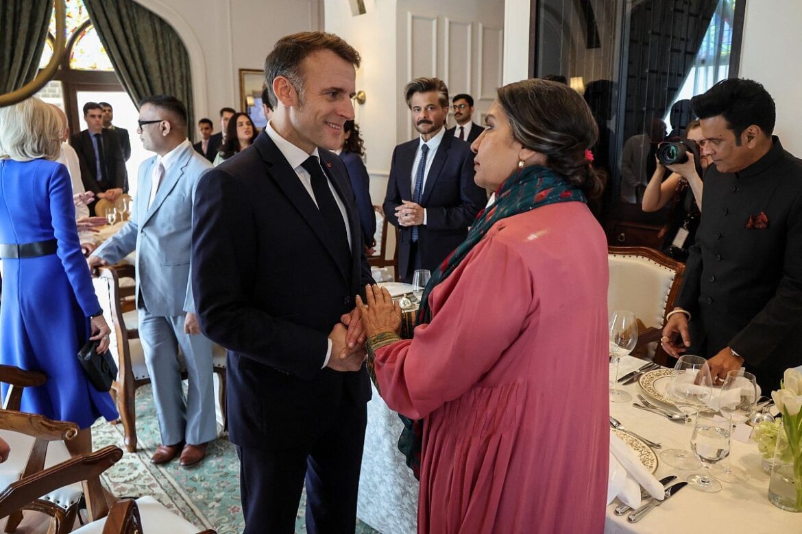 When Bollywood stars met French President Emmanuel Macron to discuss Bollywood, films, and movie magic