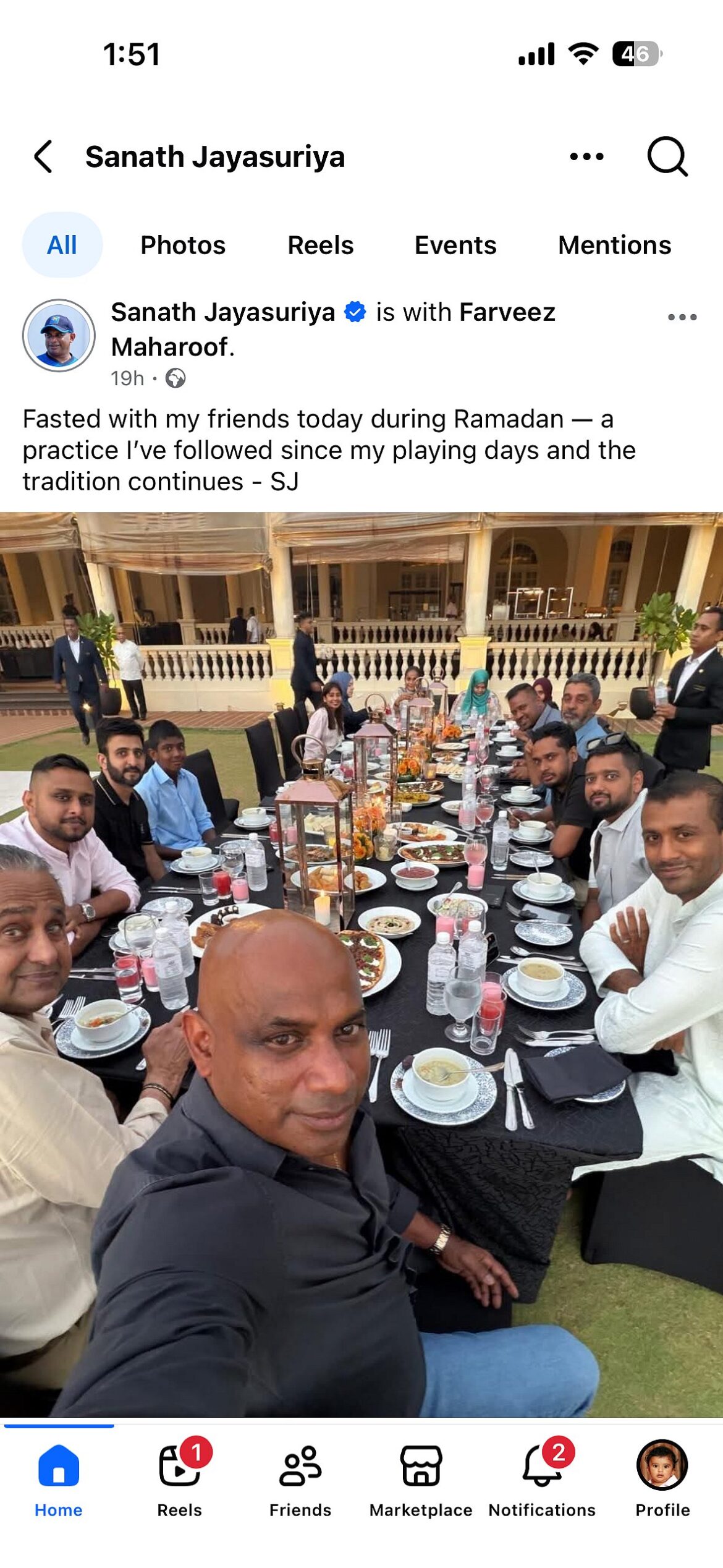 Sanath Jayasuriya has been fasting during Ramadan since his younger days