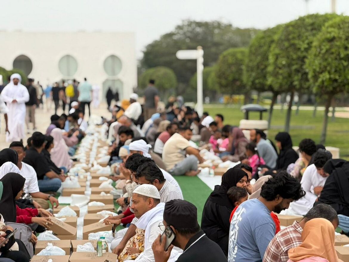 Thousands gather for iftar at Sheikh Zayed Grand Mosque in Abu Dhabi