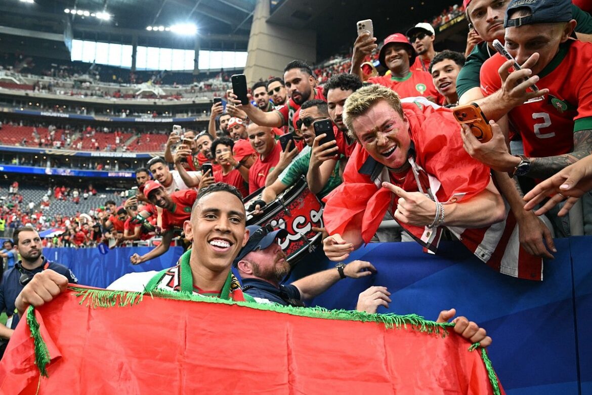 In pictures: Morocco celebrate World Cup history