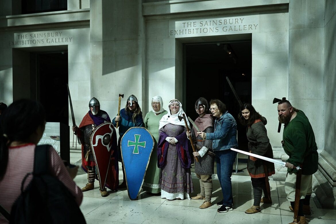 Bayeux Tapestry ‘mania’ sweeps UK as sold-out exhibition opens