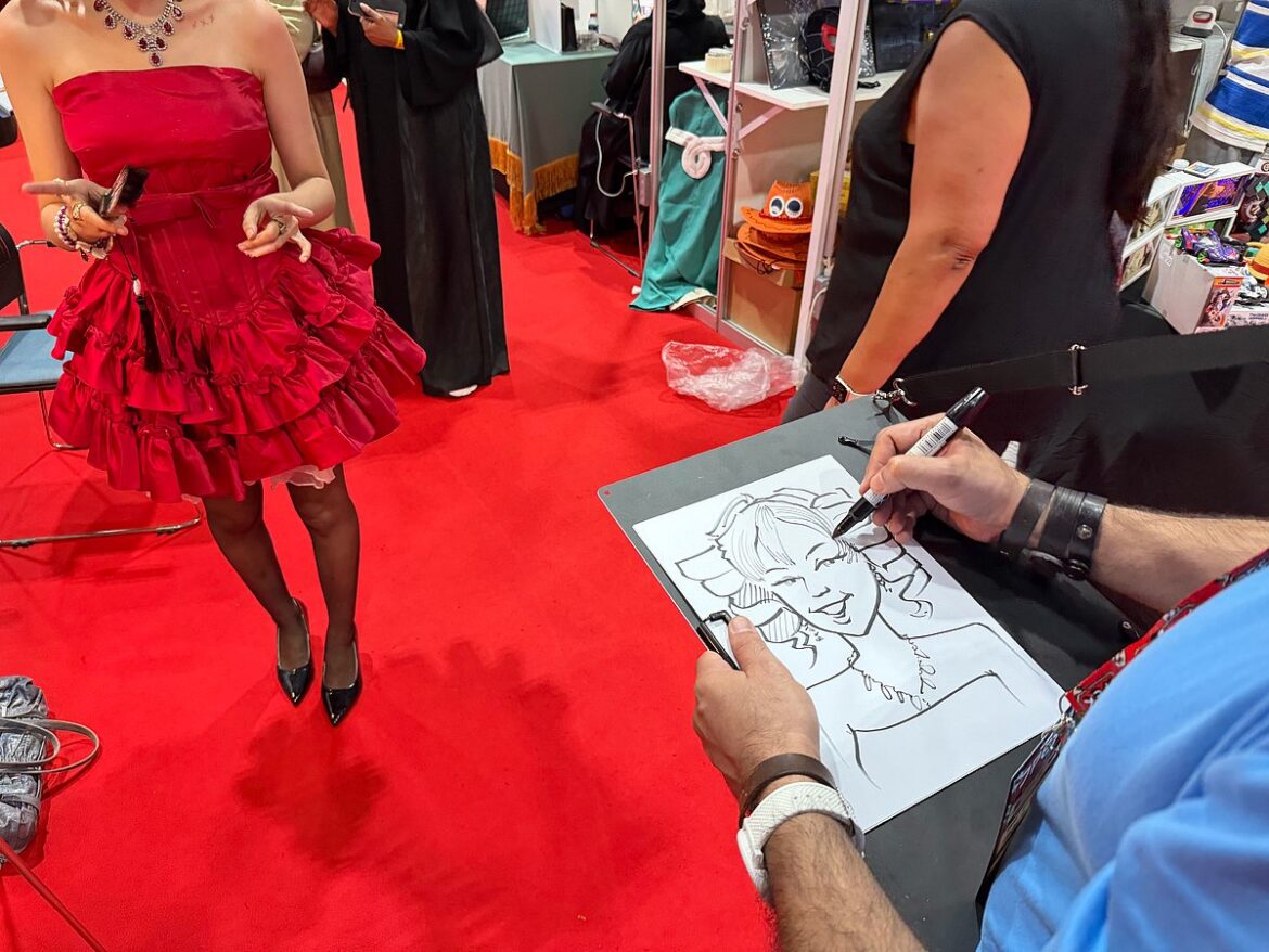 Dubai artist Adeel Saeed on his journey to live caricatures: ‘I want to make my living from art’