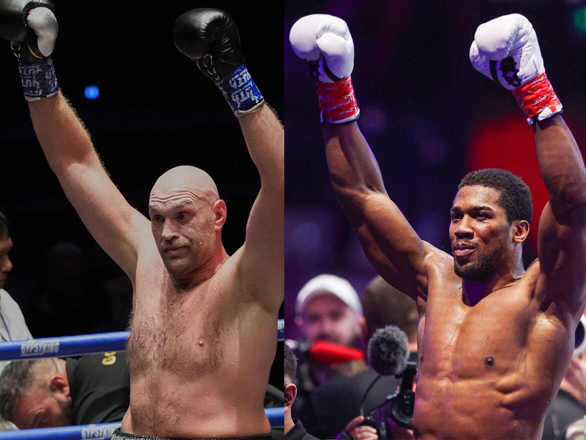 Tyson fury and Anthony Joshua
