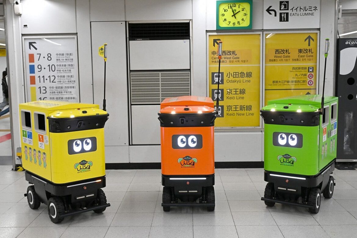 Japan trials robot bins to ease cleaners’ workload