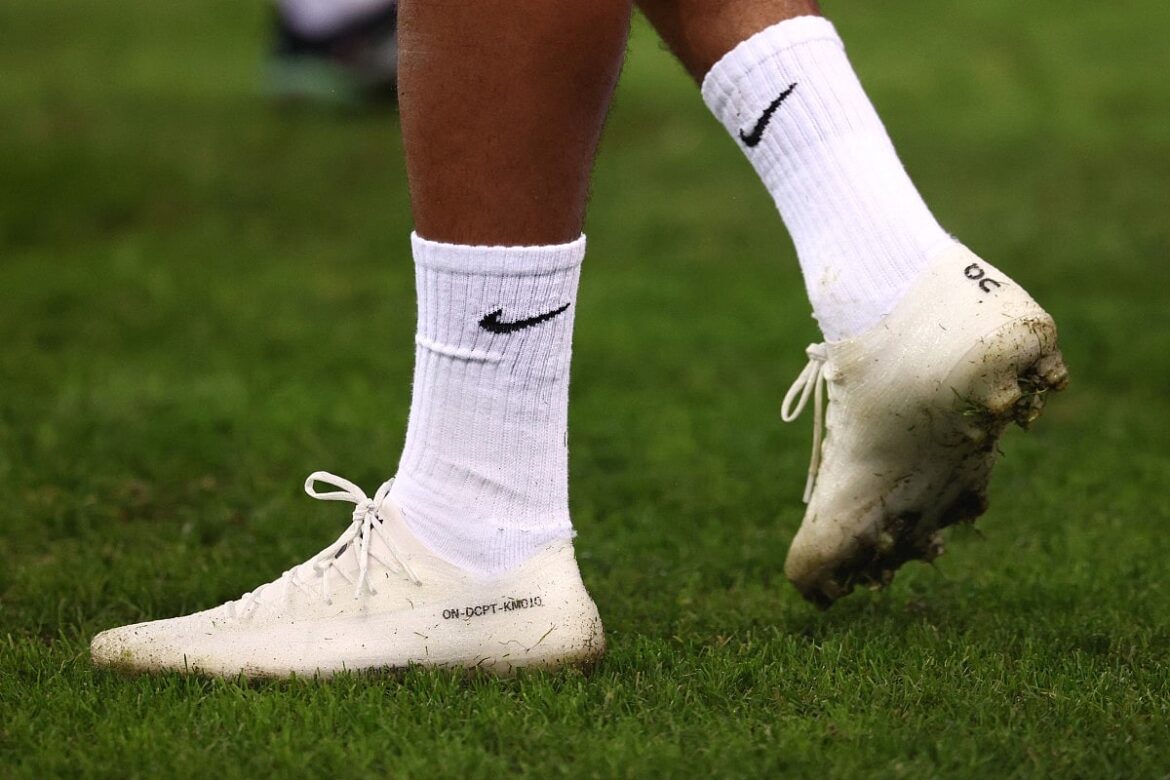 Kylian Mbappe makes On football boots debut during France vs Turkey