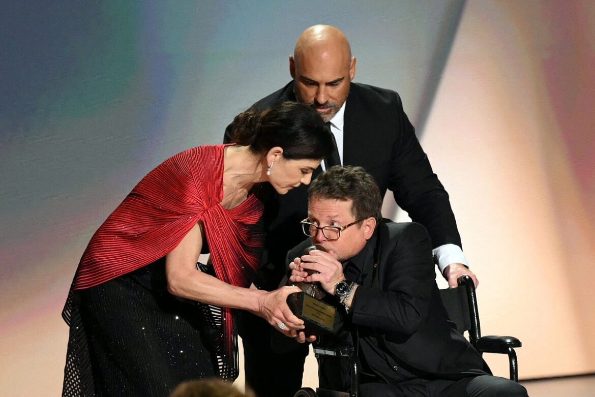 Michael J. Fox moves Emmys crowd to tears, says Parkinson's cure is getting close