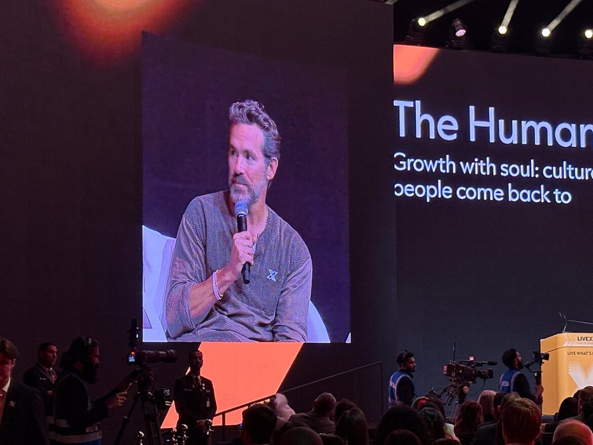 Ryan Reynolds tells Abu Dhabi the moving Wrexham story at LIVEX 2026: 'That's your son'