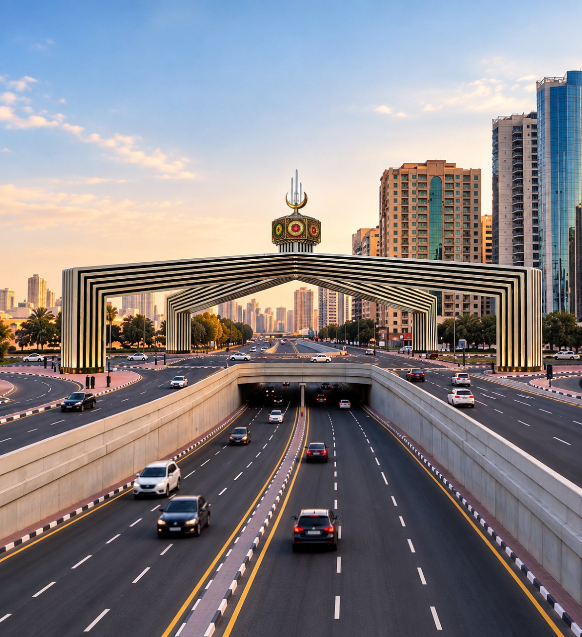 Sharjah unveils new Al Taawun Square design, set to open to traffic on November 4