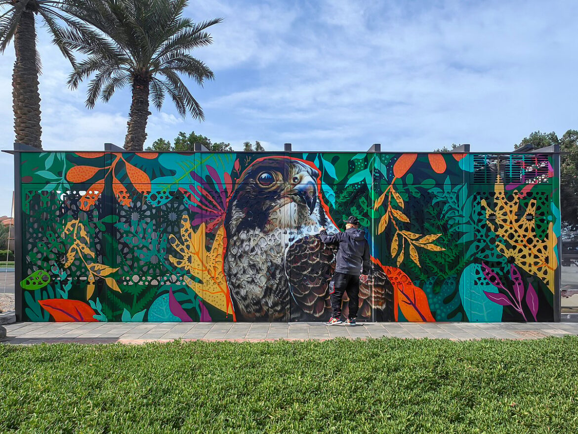Artist Ramy El Zaghawy Khaleej AL Arabi Street
