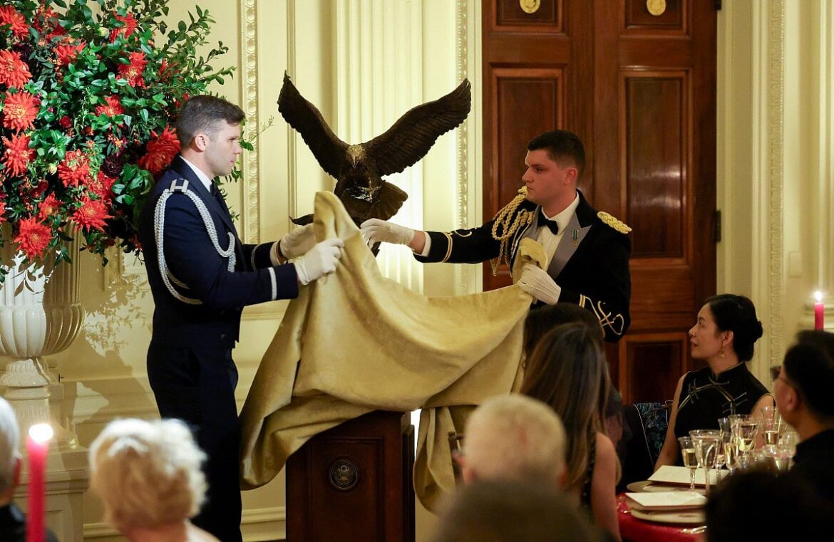 Trump gives Xi a bald eagle statue: The symbolism behind the diplomatic gift
