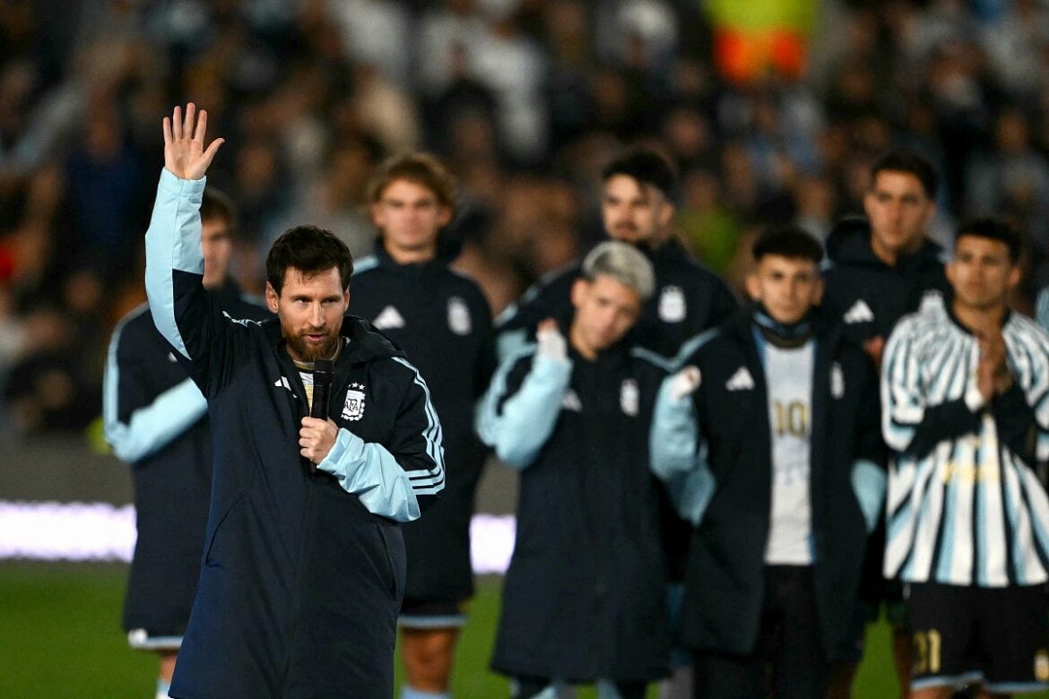 Enzo Fernandez fights back tears as Argentina bids Lionel Messi goodbye